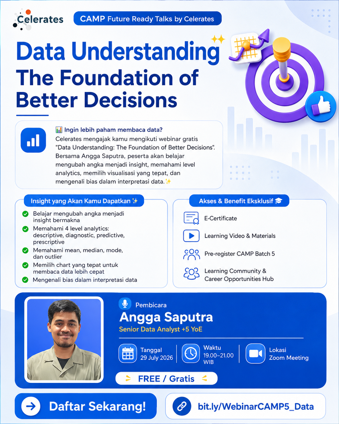 Celerates Gelar Webinar Gratis “Data Understanding” pada 29 Juli 2026